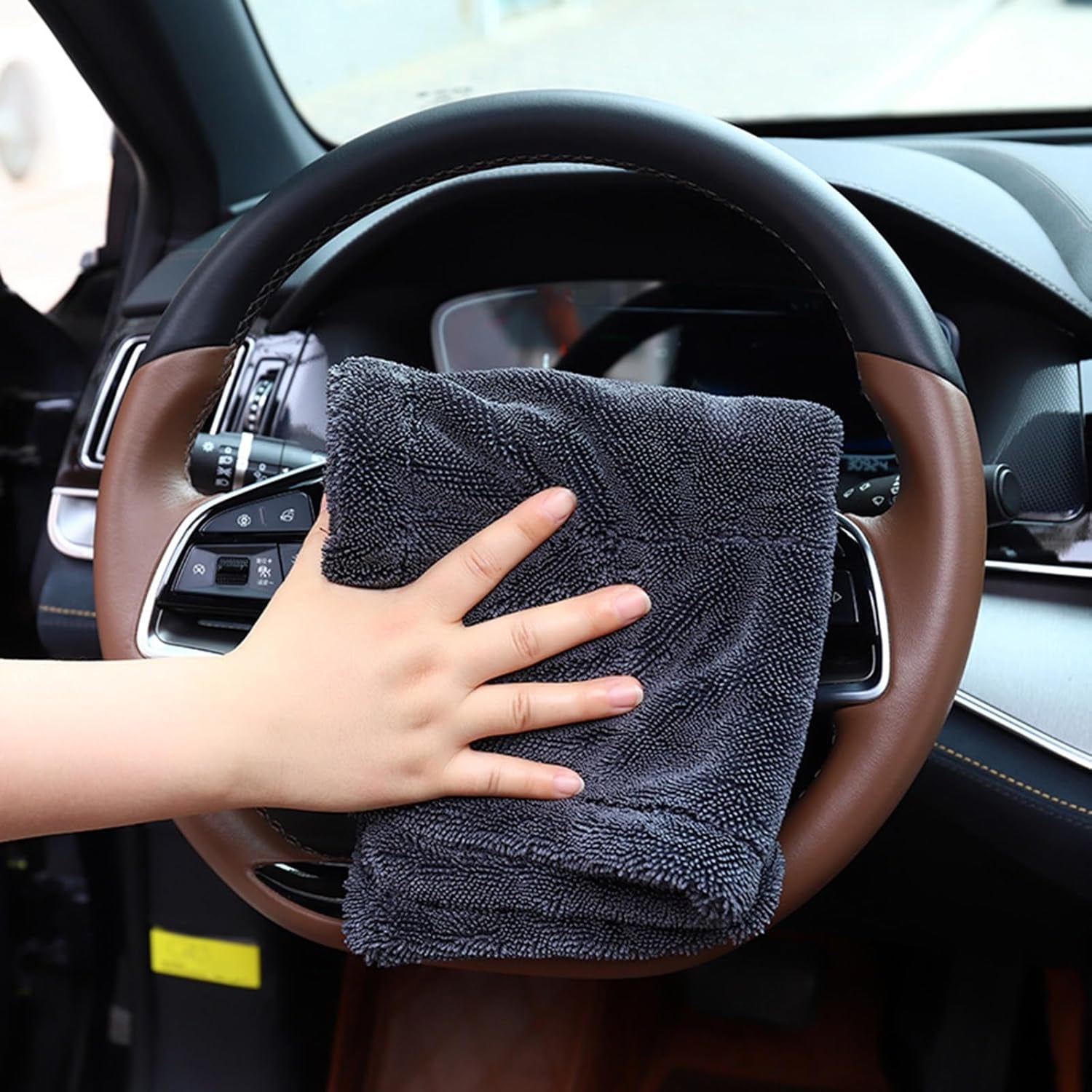 Microfiber Drying Towel Super Absorbent Car Drying Towel Water Absorbent & Scratches Frees for Car Washing