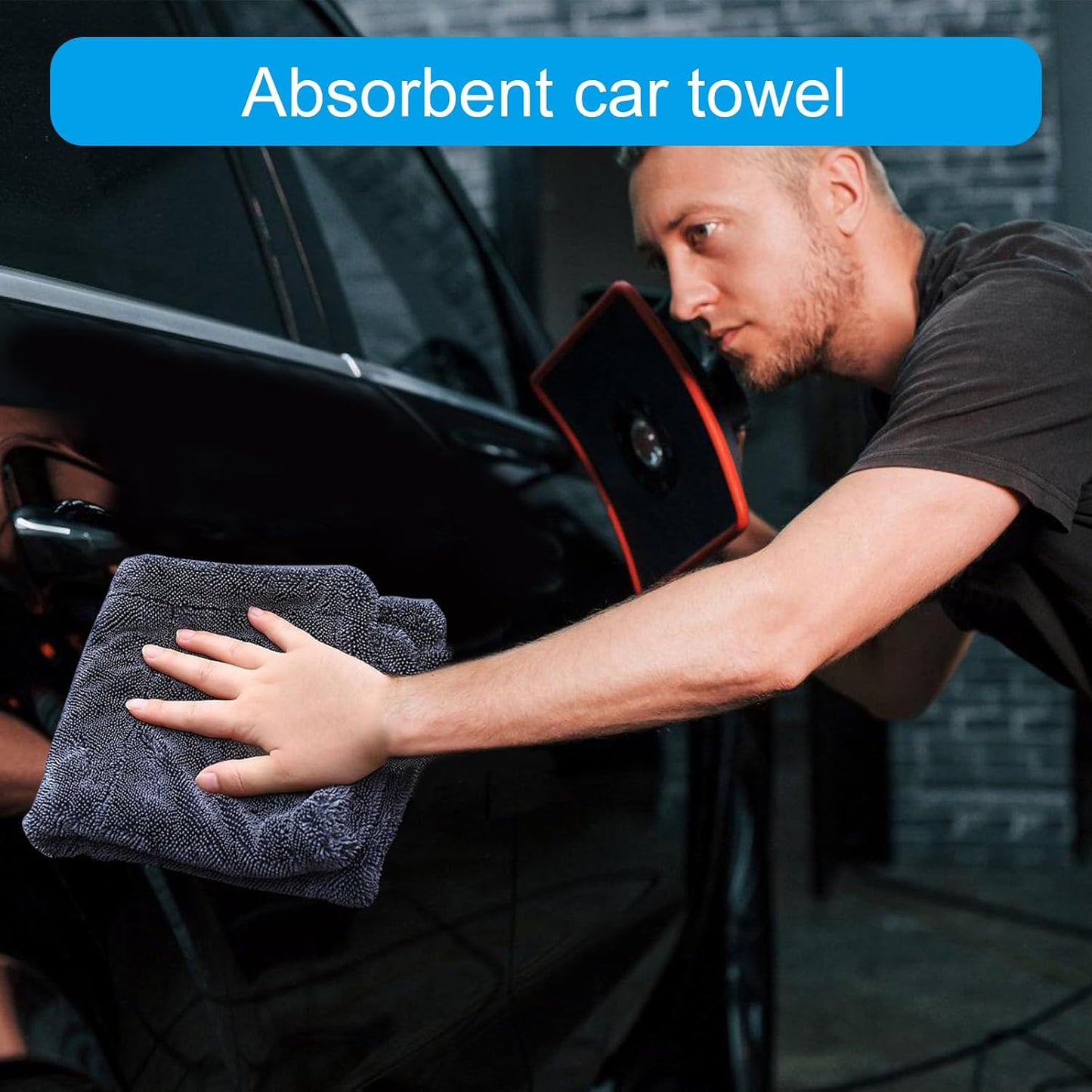 Microfiber Drying Towel Super Absorbent Car Drying Towel Water Absorbent & Scratches Frees for Car Washing