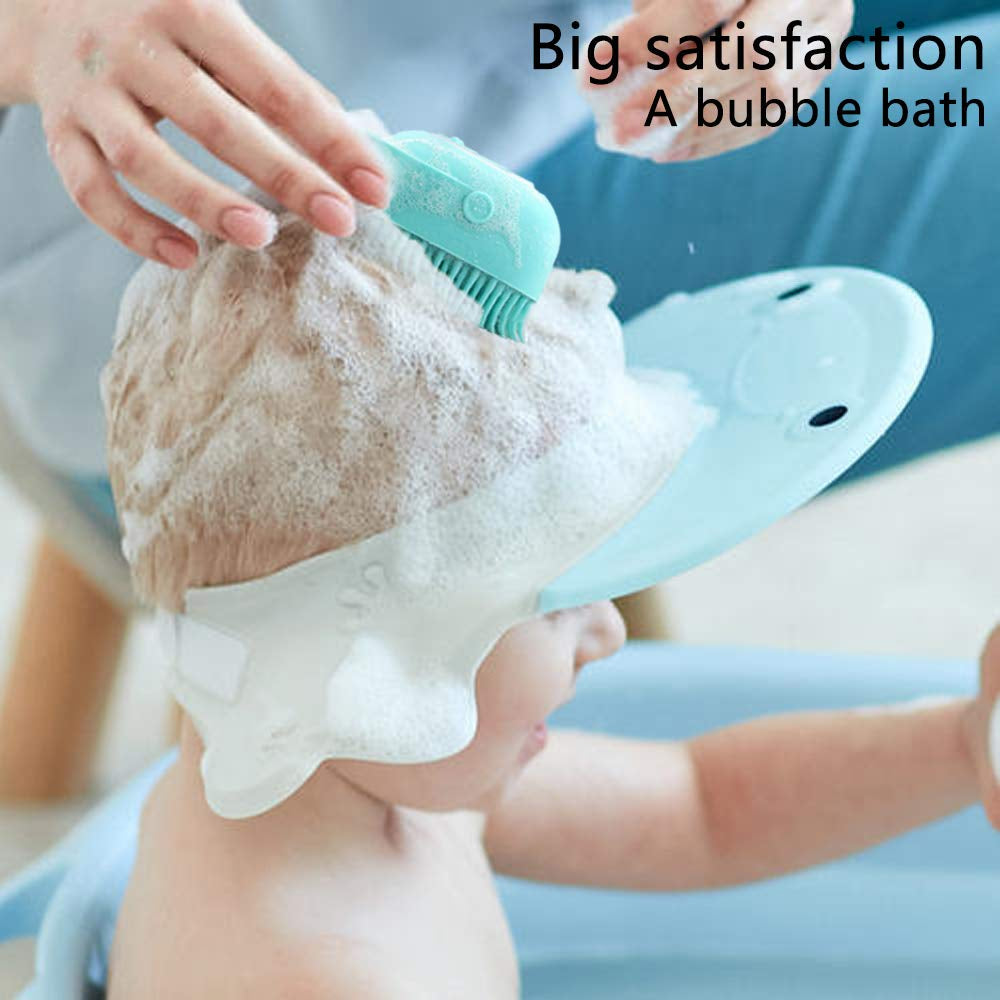 Silicone Body Scrubber  Massage Bath Brush Shower Sponge Liquid Soap Dispenser Soft Bath Brush Body Scrubber for Children Women Men Reusable Loofah (A Set 2PACK)